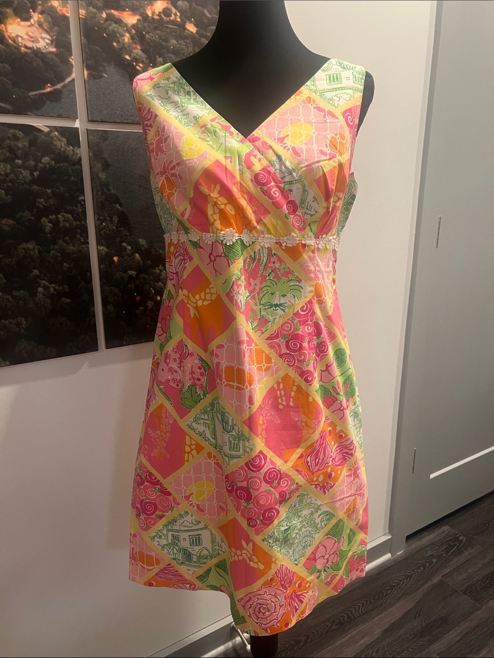 Lilly Pulitzer Patchwork Sleeveless Dress
